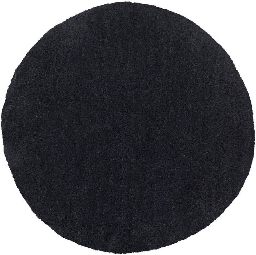 Beliani Demre Vloerkleed-zwart-polyester