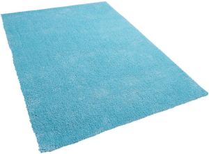 Beliani Demre Vloerkleed-blauw-polyester