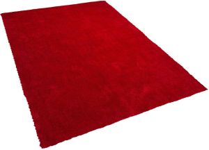 Beliani Demre Vloerkleed-rood-polyester