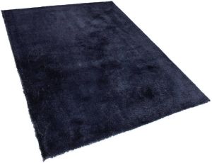 Beliani Evren Vloerkleed-blauw-polyester