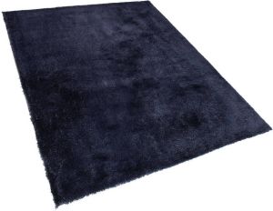 Beliani Evren Vloerkleed-blauw-polyester