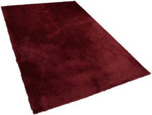 Beliani Evren Vloerkleed-rood-polyester
