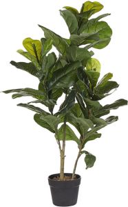 Beliani FICUS LYRATA Kunstplant-Groen-Synthetisch materiaal