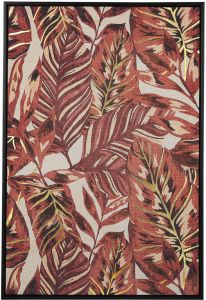 Beliani FLORESTA Canvas-Rood-Polyester