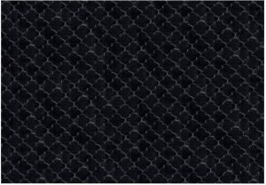 Beliani GHARO Shaggy-Zwart-Polyester