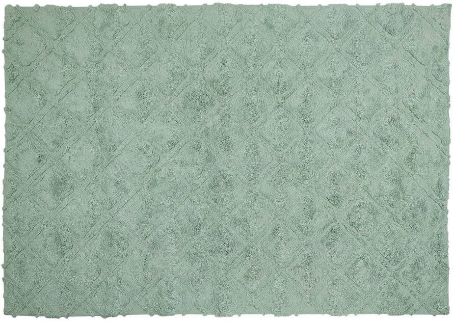 Beliani HATAY Vloerkleed Groen 160x230