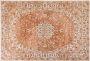Beliani -HAYAT-Laagpolig vloerkleed-Oranje-160 x 230 cm-Katoen - Thumbnail 1