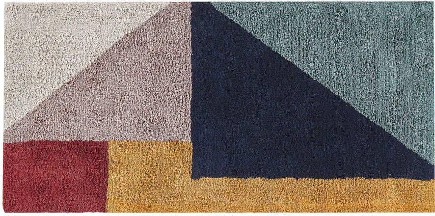 Beliani JALGAON Vloerkleed multicolor 80x150
