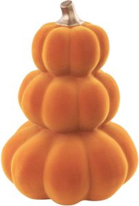 Beliani KALAMATA Decoratief accessoire-Oranje-Keramiek Fluweel