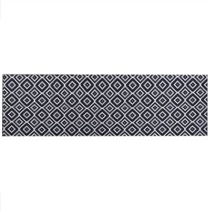 Beliani KARUNGAL Vloerkleed zwart 60x200