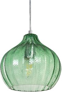Beliani KEILA Hanglamp-Groen-Glas