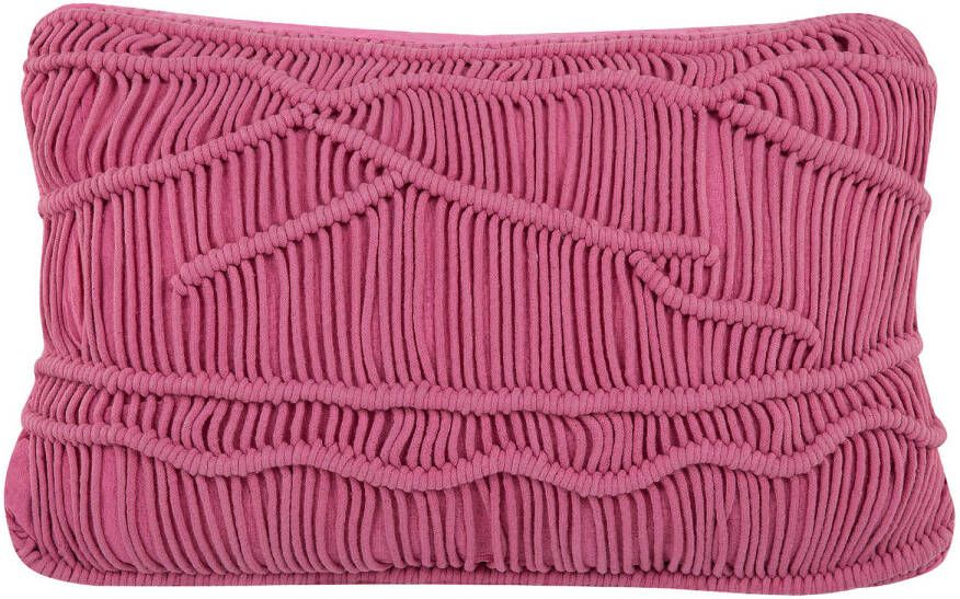 Beliani KIRIS Sierkussen Roze 30 x 50 cm Katoen