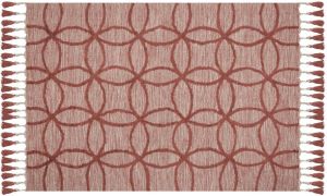 Beliani KIRSEHIR Vloerkleed Rood 160x230