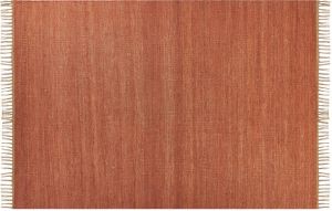 Beliani LUNIA Vloerkleed Rood 160x230