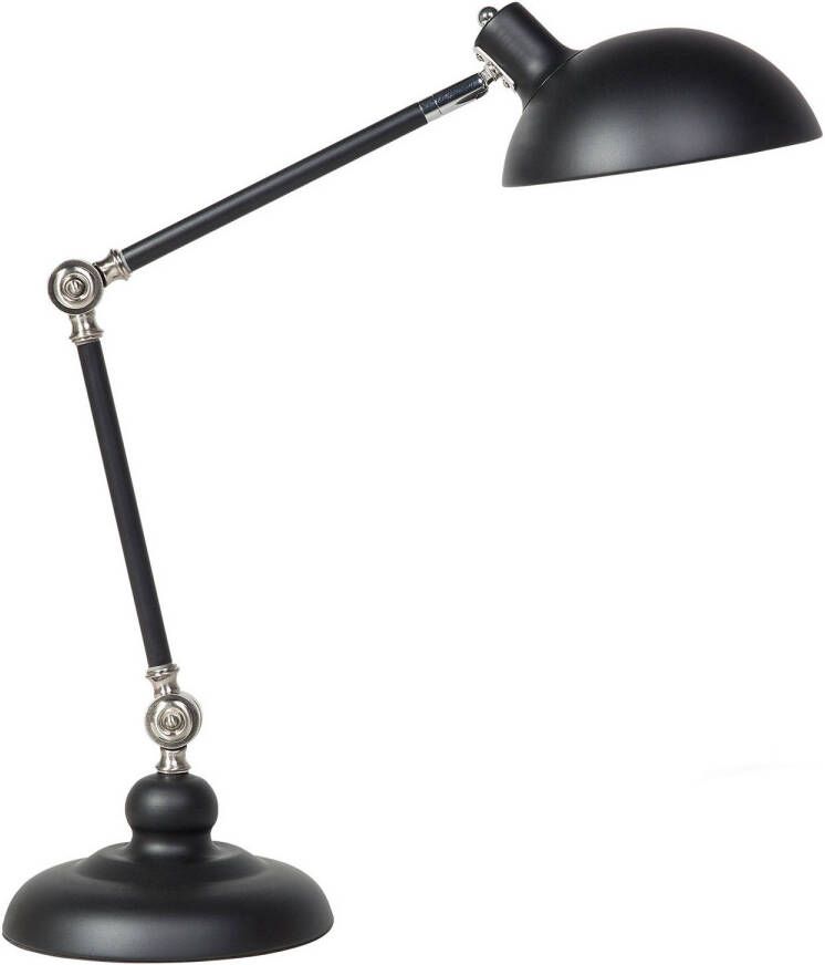 Beliani MERAMEC Bureaulamp-Zwart-Metaal