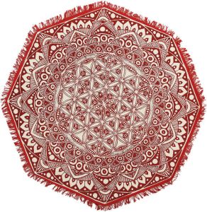 Beliani MEZITILI Vintage orientaals-Rood-Katoen