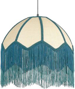 Beliani MILAGRO Hanglamp-Blauw-Papier Polyester