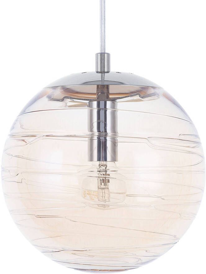 Beliani MIRNA Hanglamp-Goud-Glas
