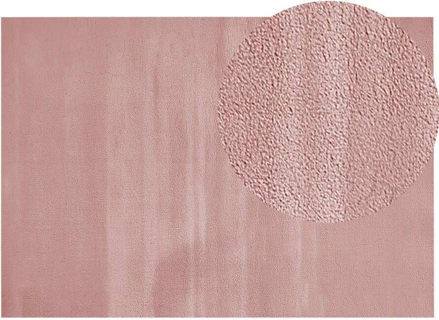 Beliani MIRPUR Shaggy-Roze-Polyester