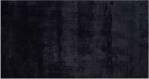 Beliani MIRPUR Shaggy-Zwart-Polyester