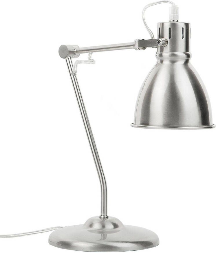 Beliani MONSAN Tafellamp-Zilver-Staal