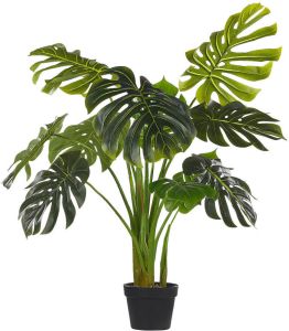 Beliani Monstera Plant Kunstplant-groen-synthetisch Materiaal