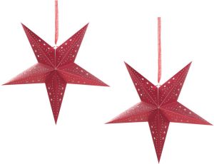 Beliani MOTTI Decoratief accessoire-Rood-Papier
