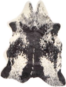 Beliani Nambung Vloerkleed-zwart-polyester