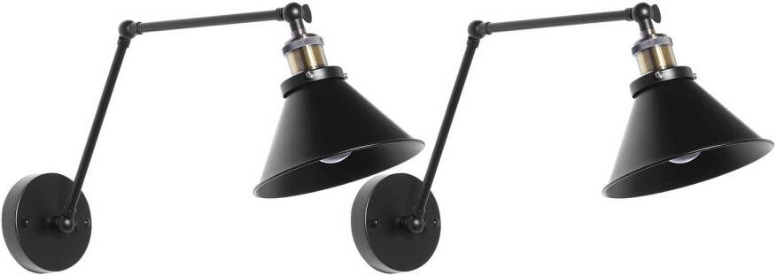 Beliani Narva Wandlamp Metaal 73 X 73 Cm