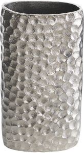 Beliani Palmyra Bloemenvaas-zilver-aluminium