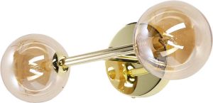 Beliani RAMIS Muurlamp-Goud-Staal
