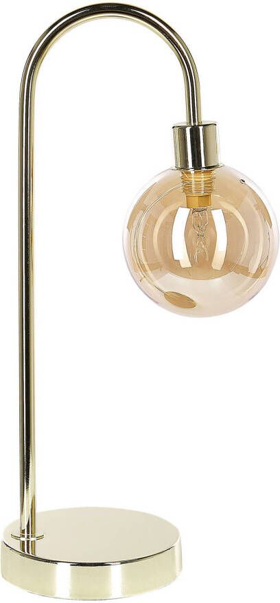 Beliani RAMIS Tafellamp-Goud-Staal