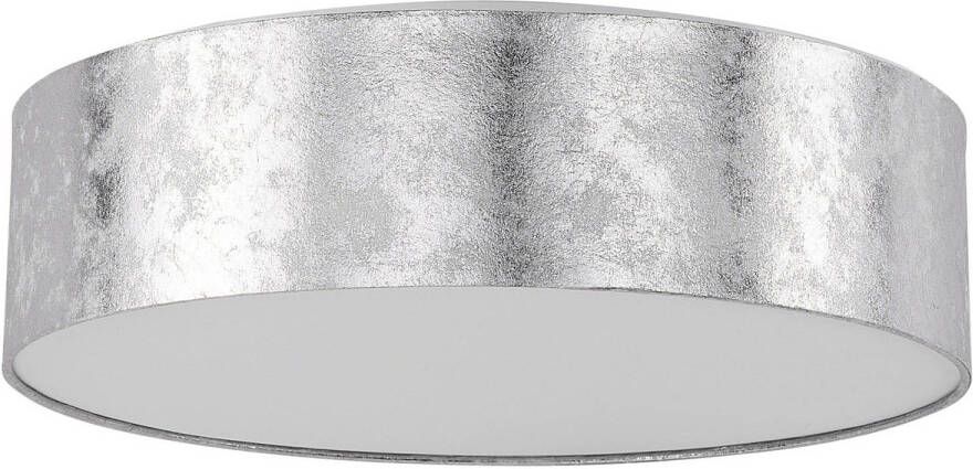 Beliani RENA Plafondlamp-Zilver-Polykatoen