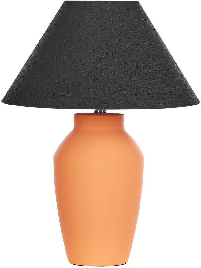Beliani RODEIRO Tafellamp-Oranje-Keramiek