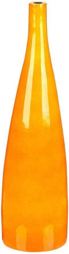 Beliani SABADELL Bloemenvaas Oranje Terracotta