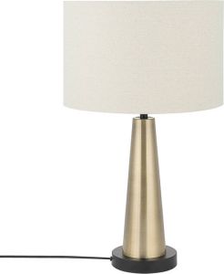 Beliani Sandon Tafellamp-beige-metaal