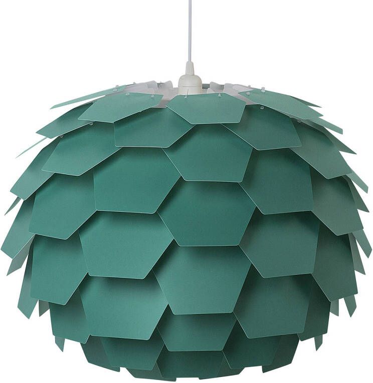 Beliani SEGRE Hanglamp-Groen-Synthetisch materiaal