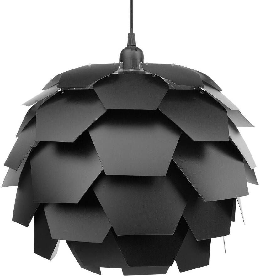 Beliani SEGRE Hanglamp Zwart Synthetisch materiaal