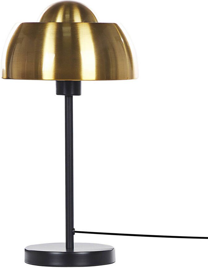 Beliani SENETTE Tafellamp-Zwart-Metaal