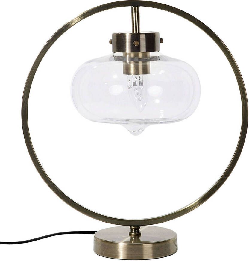 Beliani SEVERN Tafellamp-Goud-Metaal