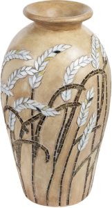 Beliani SINAMAR Decovaas-Beige-Terracotta