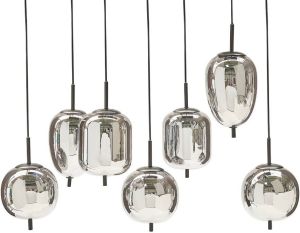 Beliani TARLO Hanglamp-Zilver-Glas