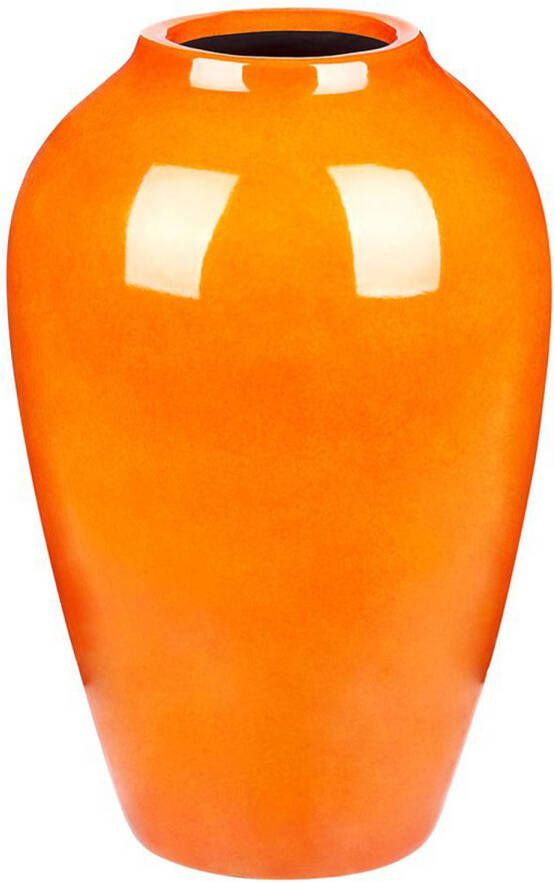 Beliani TERRASA Bloemenvaas-Oranje-Terracotta