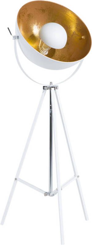 Beliani THAMES II Staande lamp Metaal 68 x 68 cm