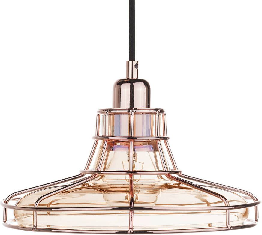Beliani TORRE Hanglamp-Koper-Glas