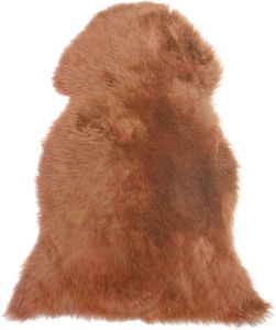 Beliani Uluru Schapenvel-bruin-schapenvacht