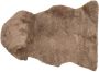Beliani Uluru Schapenvel-bruin-schapenvacht - Thumbnail 1