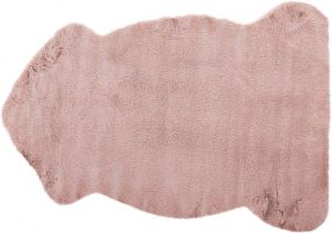 Beliani Undara Schapenvacht-roze-acryl