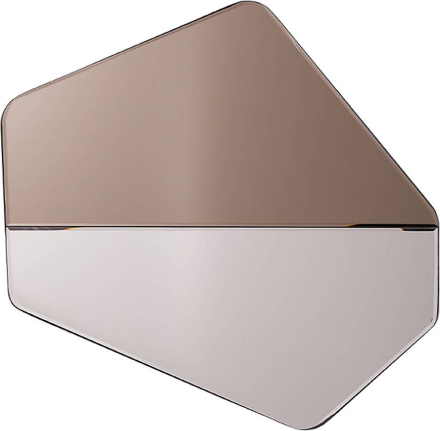 Beliani WARHEM Wandspiegel-Zilver-Metaal