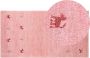 Beliani YULAFI Vloerkleed Roze 80x150 - Thumbnail 1